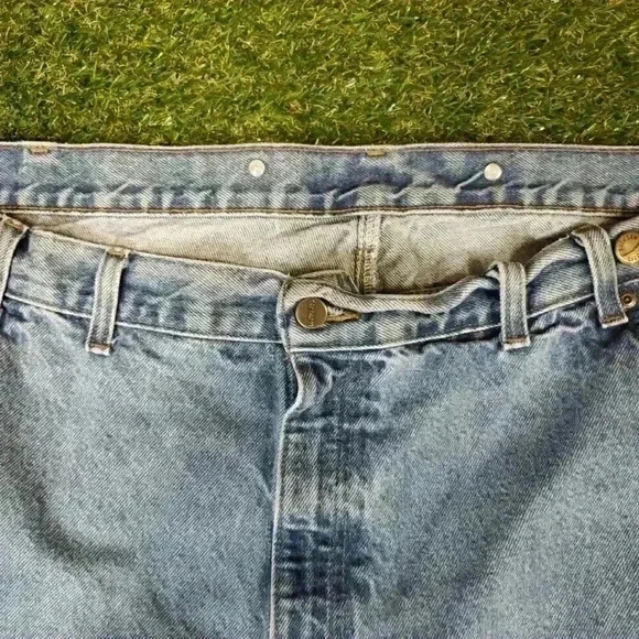 Carhartt Mens B17 Relaxed Tapered Jean 46x32 Classic Heavy Denim Rugged 4430 - Picture 4 of 10